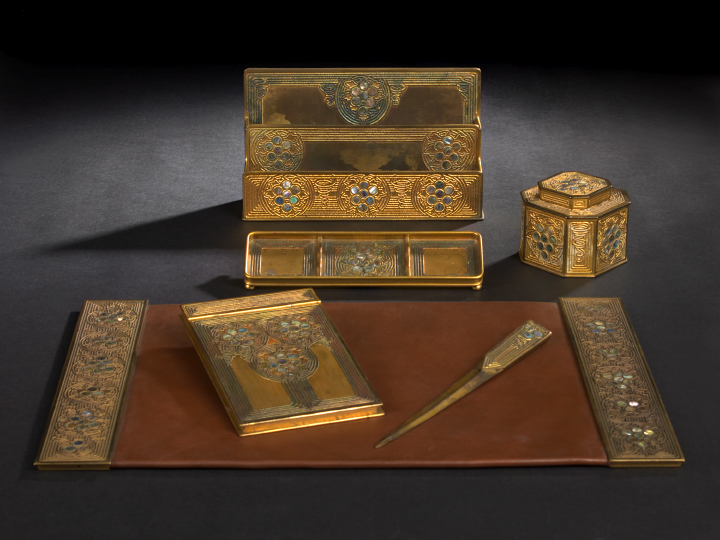 Good Six-Piece Tiffany Studios, New