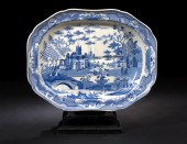 Good Spode Blue Transfer-Print