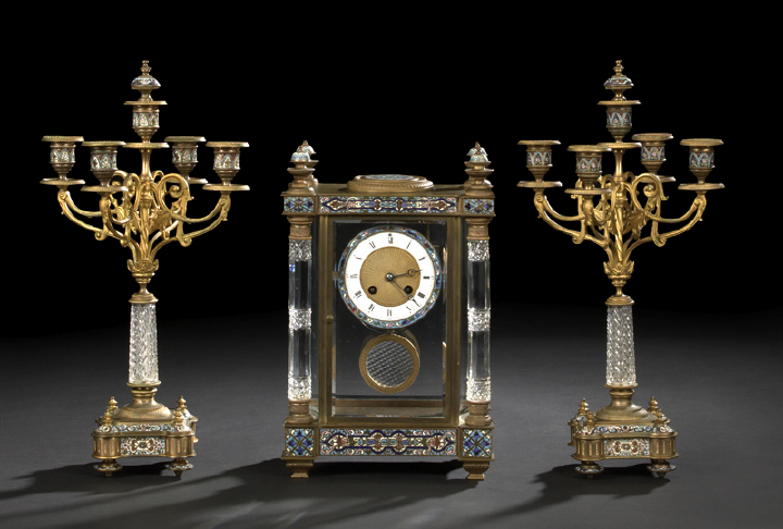 Good Three-Piece French Brass,