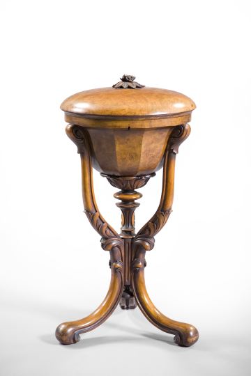 Good Victorian Mahogany and Burl