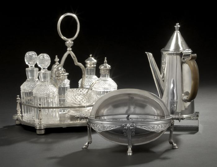 Good Victorian Silverplate Cruet