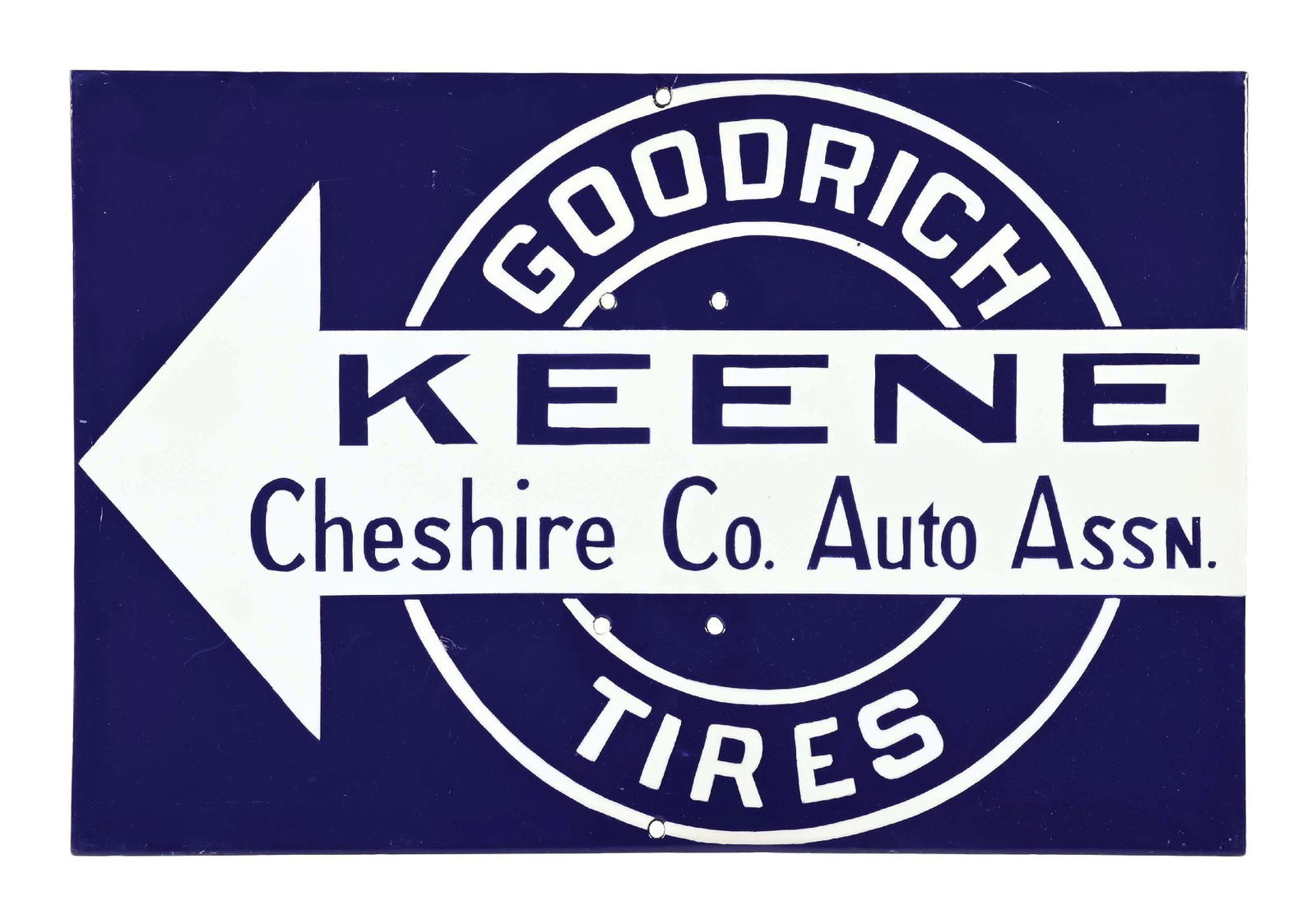 GOODRICH TIRES PORCELAIN