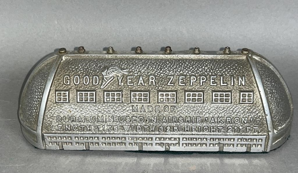 "GOODYEAR ZEPPELIN" HANGER SHAPED