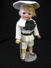 ''Googlie Eye'' Bisque Head Bo