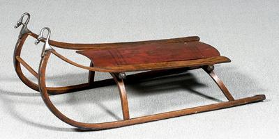 Goose neck sled, dragon head