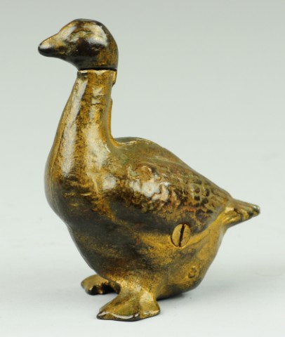 GOOSE STILL BANK Arcade cast iron