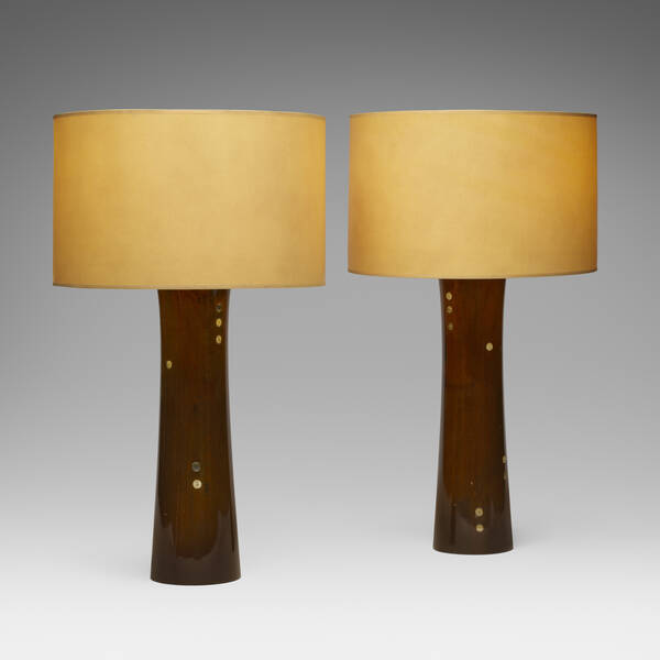 Gordon and Jane Martz. Table lamps,