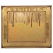 GORDON HAAS. "MISTY TREES," OI