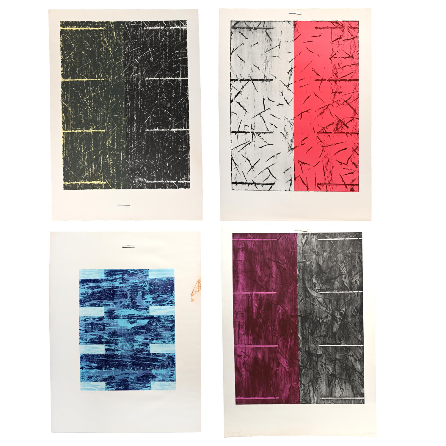 GORDON HART, (4) SCREENPRINTS