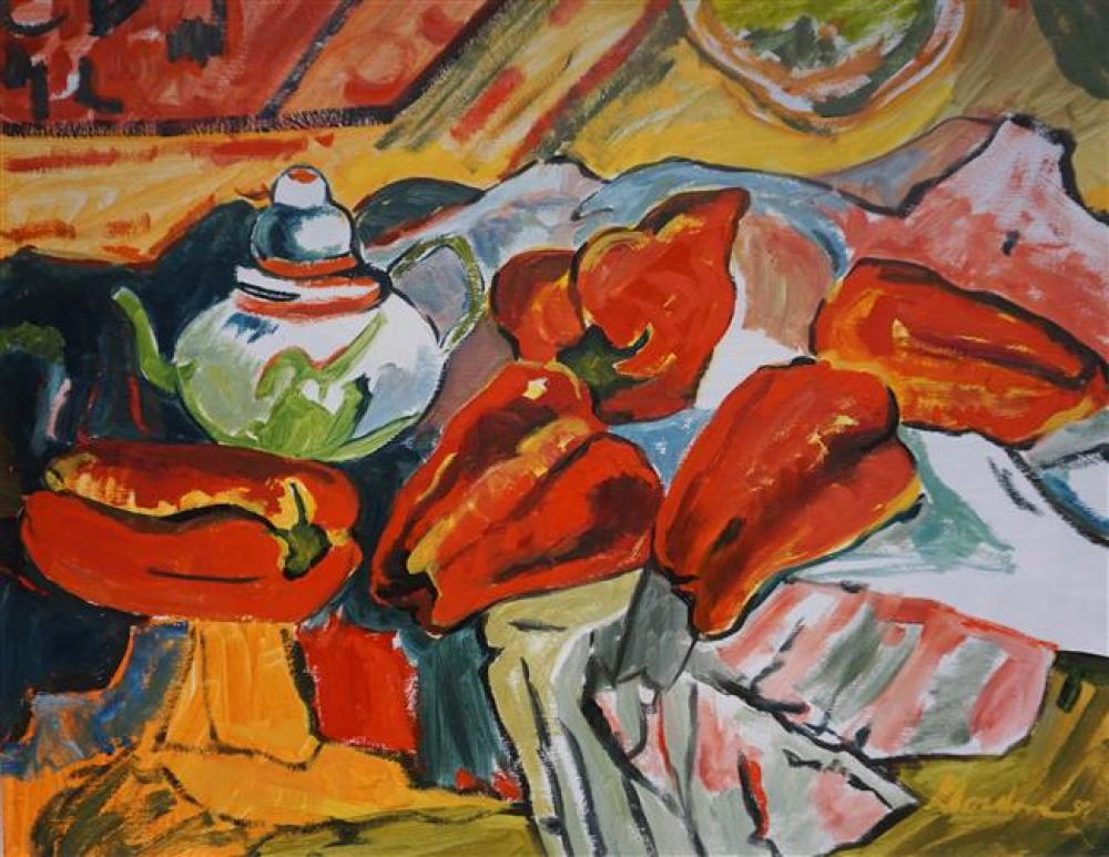 GORDON, STILL LIFE OF PEPPERS,