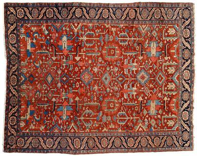 Gorevan rug, repeating geometric