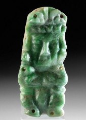 GORGEOUS MAYA JADE FIGURAL PEN