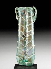 GORGEOUS ROMAN GLASS DOUBLE UN