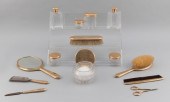 GORHAM 14KT GOLD AND GLASS FOU