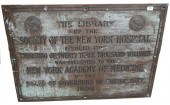 GORHAM BRONZE ENAMELED PLAQUE,