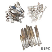 GORHAM BUTTERCUP SILVER 51PC F