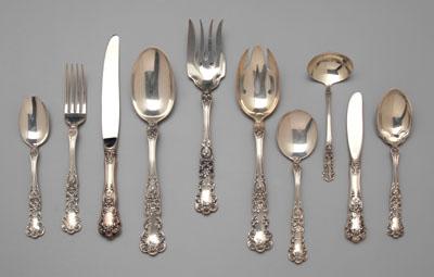 Gorham Buttercup sterling flatware,
