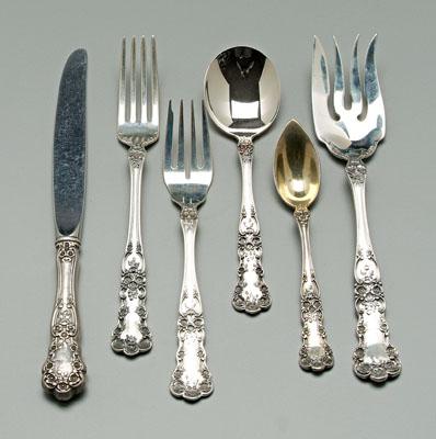 Gorham Buttercup sterling flatware,