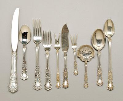 Gorham Buttercup sterling flatware,