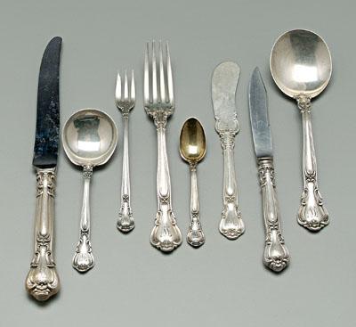 Gorham Chantilly sterling flatware,