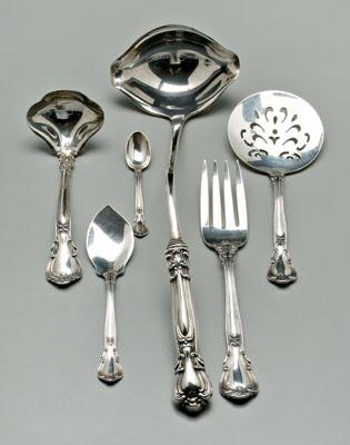 Gorham Chantilly sterling flatware,