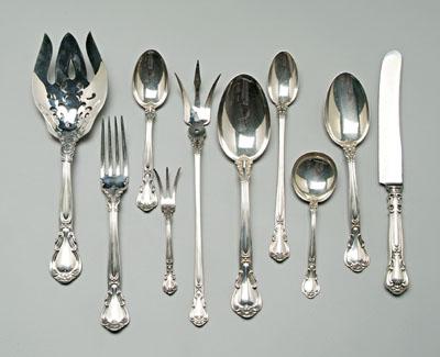 Gorham Chantilly sterling flatware,