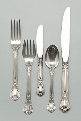 Gorham Chantilly sterling flatware,
