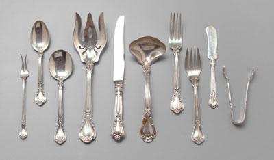 Gorham Chantilly sterling flatware,