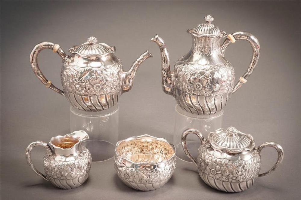 GORHAM & CO. STERLING FIVE-PIECE