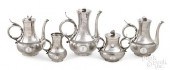 GORHAM COIN SILVER FIVE PIECE