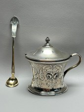 GORHAM COIN SILVER MUSTARD POT
