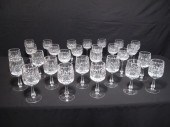 Gorham crystal stemware set. 2