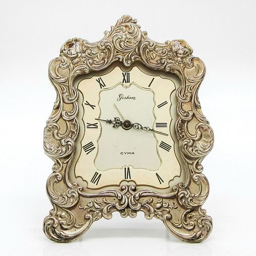 GORHAM CYMA DESK ALARM CLOCK,