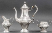 GORHAM HAND-CHASED STERLING SI