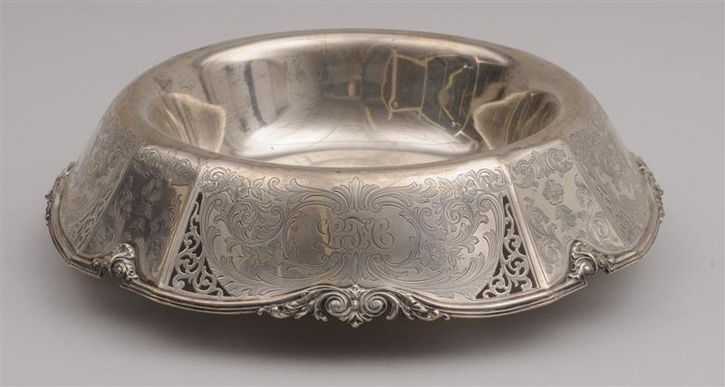 GORHAM MONOGRAMMED SILVER ROLL-OVER