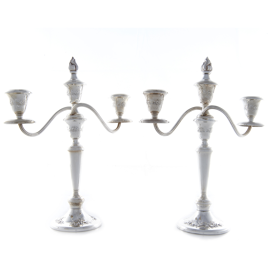 GORHAM PAIR OF STERLING WEIGHTED