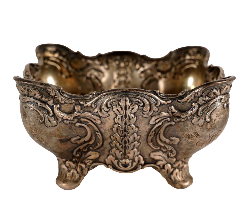 GORHAM REPOUSSE STERLING BOWLwith