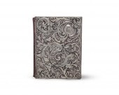 GORHAM SILVER AND RED LEATHER