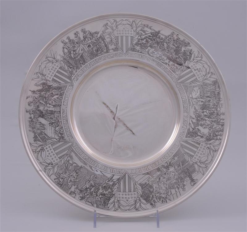 GORHAM SILVER BICENTENNIAL PLATE