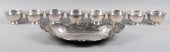 GORHAM SILVER BREAD TRAY AND E