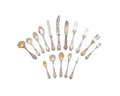 GORHAM SILVER FLATWARE SERVICE