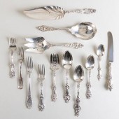 GORHAM SILVER FLATWARE SERVICE