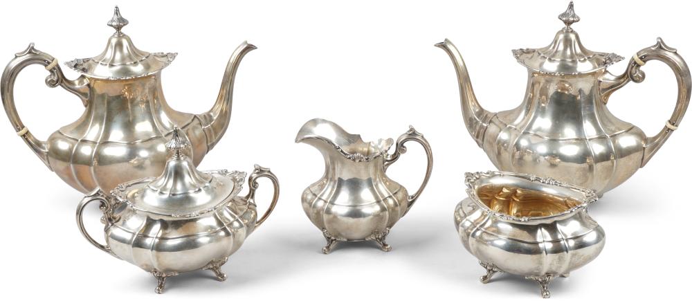 GORHAM SILVER 'HAMPTON COURT' TEA