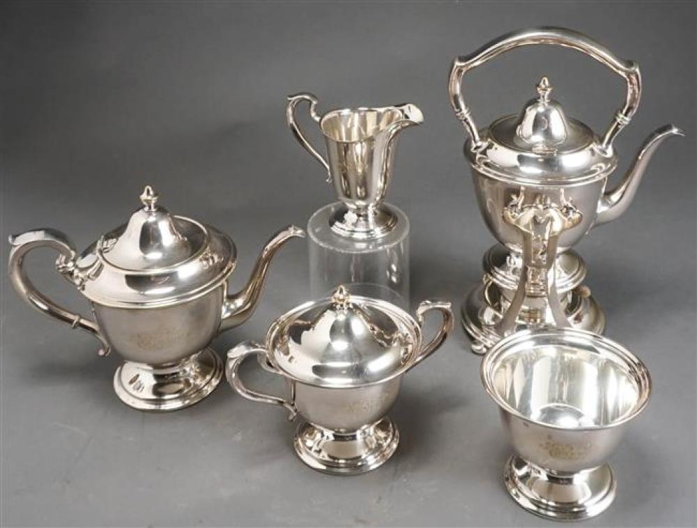 GORHAM SILVER PLATE FIVE-PIECE