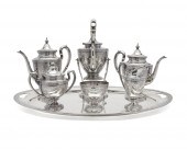 GORHAM SILVER SEVEN PIECE COFF
