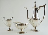GORHAM SILVER THREE-PIECE 'PLY