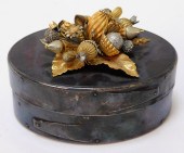 GORHAM SILVERPLATE GILT FLORAL
