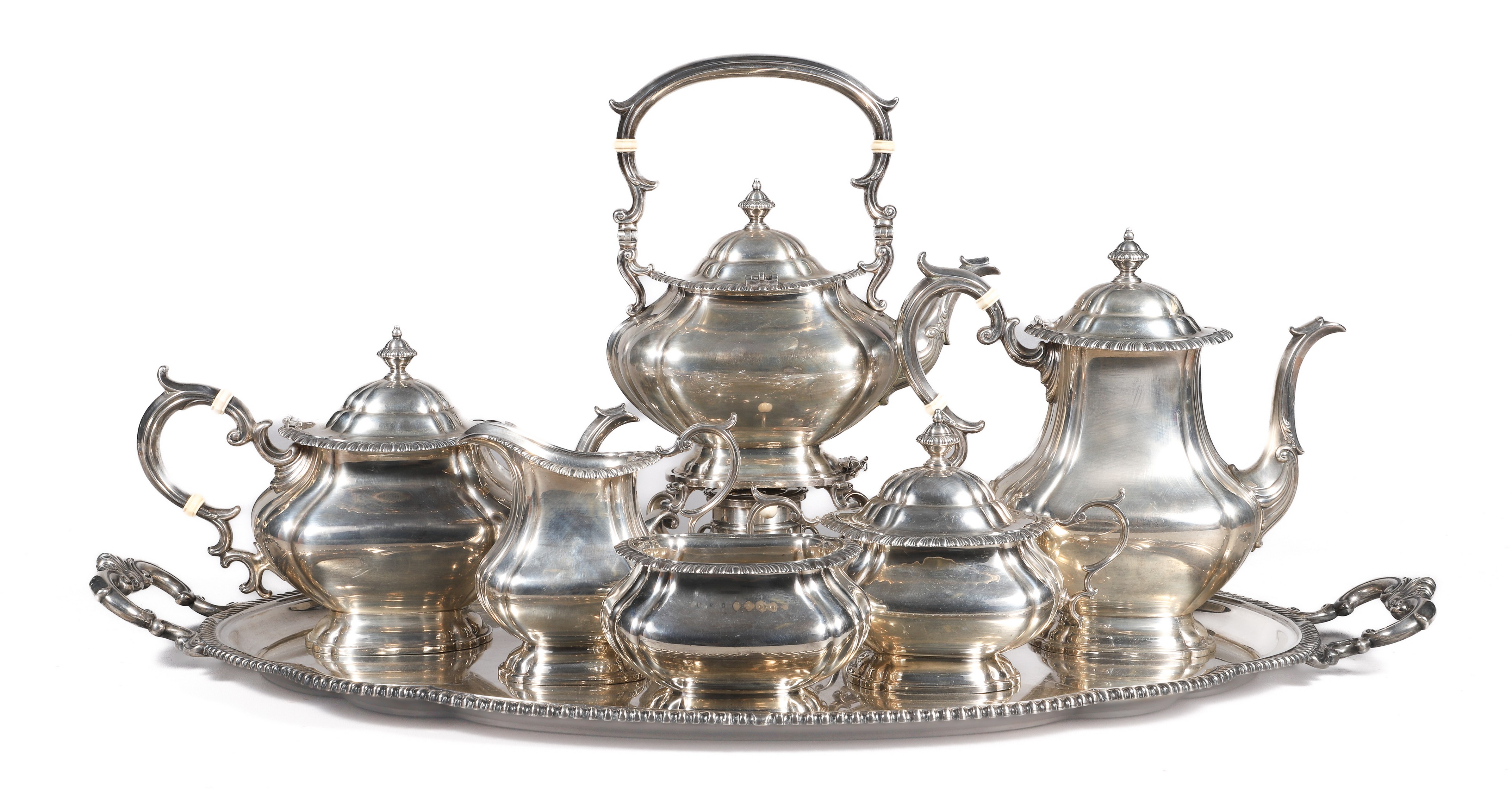 Gorham sterling 8-piece tea service