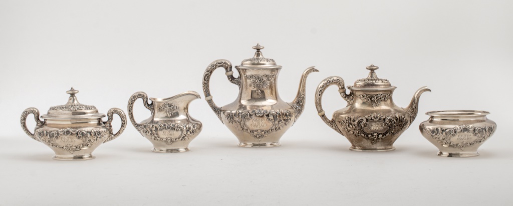 GORHAM STERLING BUTTERCUP TEA &