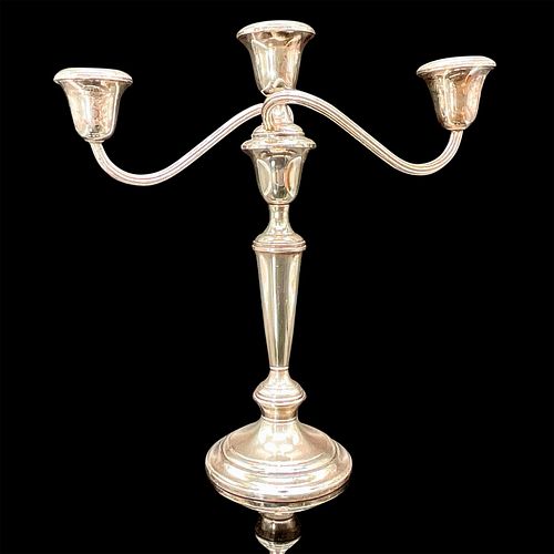 GORHAM STERLING CANDELABRA, 3